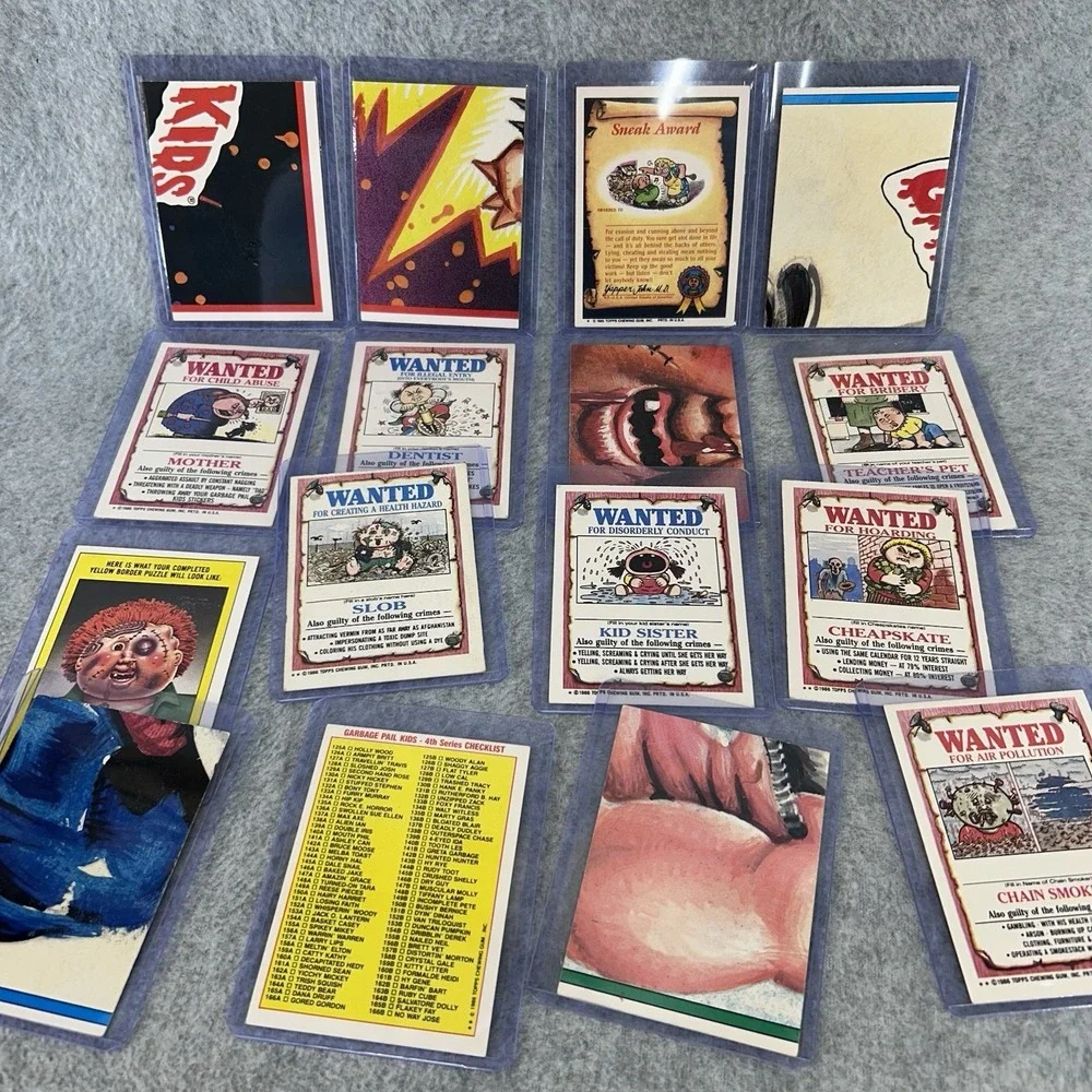 Vintage Garbage Pail Kids Card Lot 1985 1986 Topps GPK OS3 OS4 Mixed
